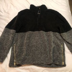 Super Soft Color Block Fleece Pullover